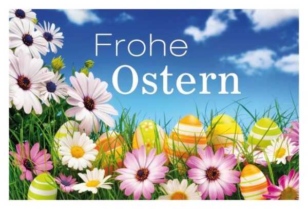 BSB Grußkarten Ostern - Glückwunschkarte im Format 11,5 x 17 cm mit Briefumschlag