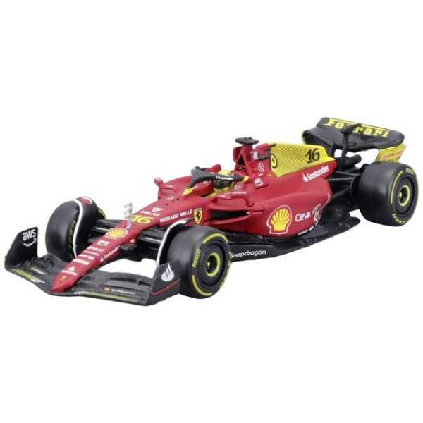 Bburago Modellauto 1:24 F1 Ferrari F1-75 2022, Leclerc