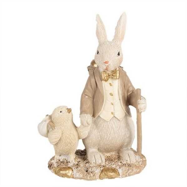 Caldine Dekofigur Figur Kaninchen 15cm Ostern Osterhase Deko