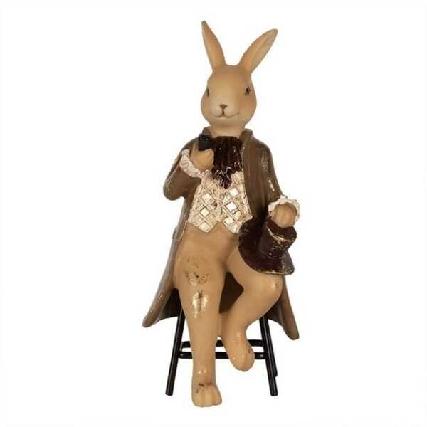 Caldine Dekofigur Figur Kaninchen 20cm Ostern Osterhase Deko