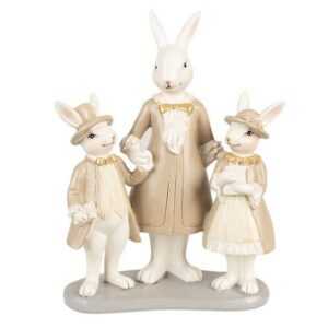 Caldine Dekofigur Figur Kaninchen 21cm Ostern Osterhasen Deko