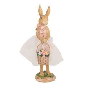 Caldine Dekofigur Figur Kaninchen 21cm Ostern Osterhasen Deko
