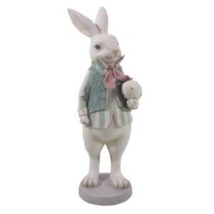 Caldine Dekofigur Figur Kaninchen 25cm Ostern Osterhase Deko