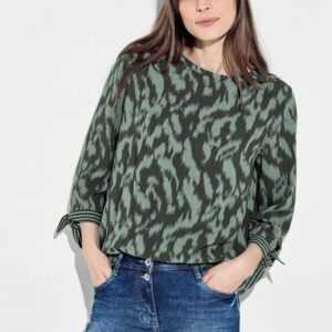 Cecil Druckbluse mit Allover-Print und 3/4 Arm