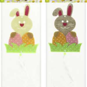 Dekoanhänger Osterhase Filz 60 cm braun beige