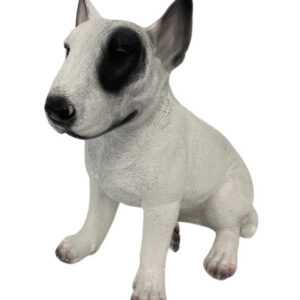 Dekofigur Bullterrier sitzend 40 x 25 x 41 cm