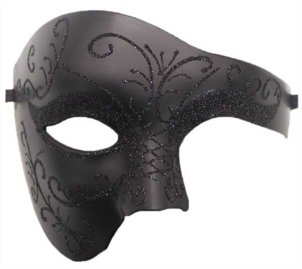 Dekorative Verkleidungsmaske Herren Venezianische Maskerade Maske Phantom der Oper Halbmaske, (1-tlg), Maskerade Maske, Karneval Masken Halloween Masken