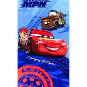 Disney Cars Badetuch Lightning McQueen, Baumwolle, Kinder Strandtuch 70 x 140 cm