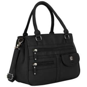 EAAKIE Umhängetasche Damen Tasche Schultertasche Umhängetasche Crossover Bag Leder Optik, als Schultertasche, Umhängetasche tragbar