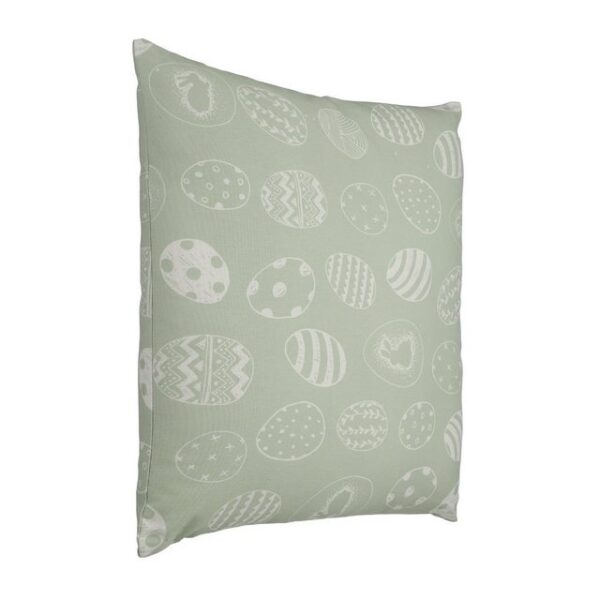 EGLO Living Dekokissen Gebeng, Deko Kissen Ostern, Polyester, in Mint grün und Weiß, 45x45 cm