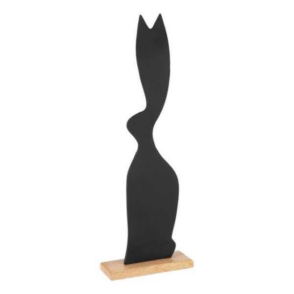 EGLO Living Dekoobjekt Amoatsy, Deko Ostern Frühling, Osterhase, Figur aus Holz und Aluminium, 55 cm