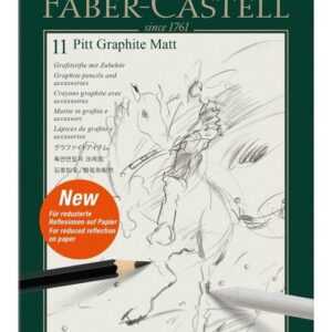 Faber-Castell Fineliner Faber-Castell Pitt Graphite Matt 11er Metalletui