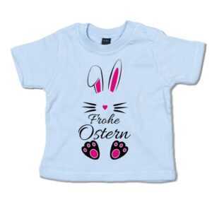 G-graphics T-Shirt Frohe Ostern Baby T-Shirt, mit Spruch / Sprüche / Print / Aufdruck