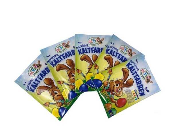 Glanzstar Eierfarbe 5x Ostereier Kaltfarben 5 Farben Ostereier Ostern