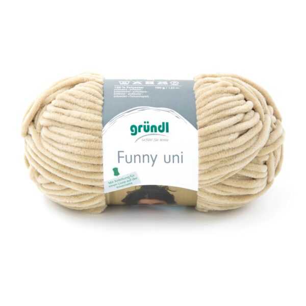 Gründl Wolle Funny uni 100 g beige