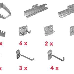 Güde Werkzeughaltersortiment 28-teilig