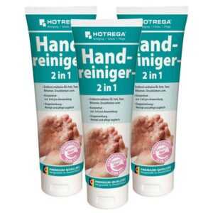 HOTREGA® Handcreme Handreiniger Handwaschpaste Waschpaste Hautpflege Handpflege 3x250ml