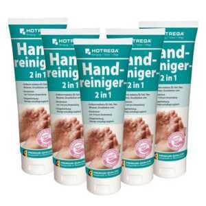 HOTREGA® Handcreme Handreiniger Handwaschpaste Waschpaste Hautpflege Handpflege 5x250ml