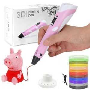 Henreal 3D-Drucker-Stift 3D-Drucker 3D Drucker Stift Set, 1,75mm Filament Spielzeug