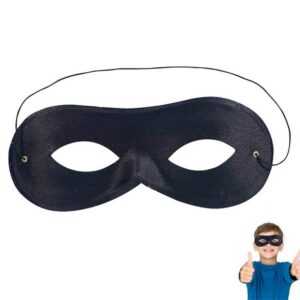 Kostümheld® Verkleidungsmaske 3x Bandit Augenmaske - Zorro, Einbrecher Maske Fasching & Karneval