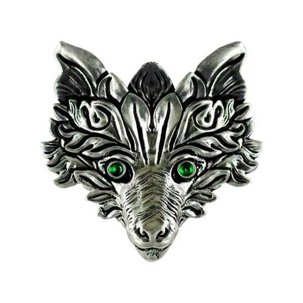 Lazell Historic Amulett Green Fox (1-tlg)