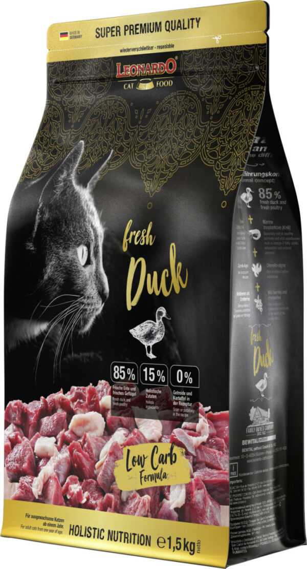 Leonardo Katzentrockenfutter Fresh Duck 1,5 kg