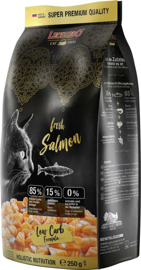 Leonardo Katzentrockenfutter Fresh Salmon 250 g