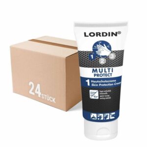 Lordin Handcreme 24x Hautschutzcreme MULTI PROTECT, Schutzcreme, Hautcreme, Handcreme