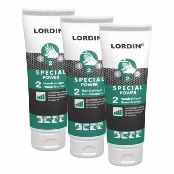 Lordin Handcreme 3x Handwaschpaste SPECIAL POWER ml - für hartnäckigen Verschmutzungen