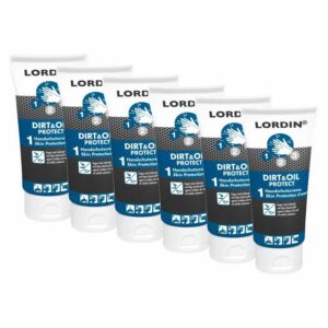 Lordin Handcreme Handschutzcreme DIRT&OIL PROTECT, stark haftende & ölige Arbeitsstoffe