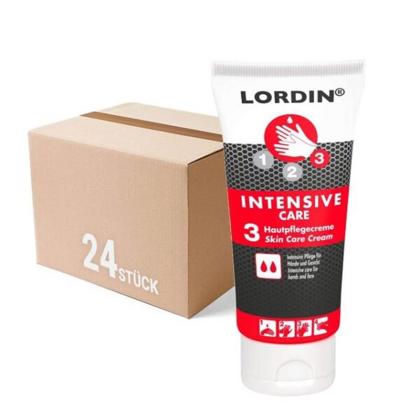 Lordin Körperpflegemittel 24x Hautpflegecreme INTENSIVE CARE, stark beanspruchte & trockene Haut