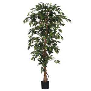 Mica Kunstpflanze Ficus grün im Topf 180 x 100 cm