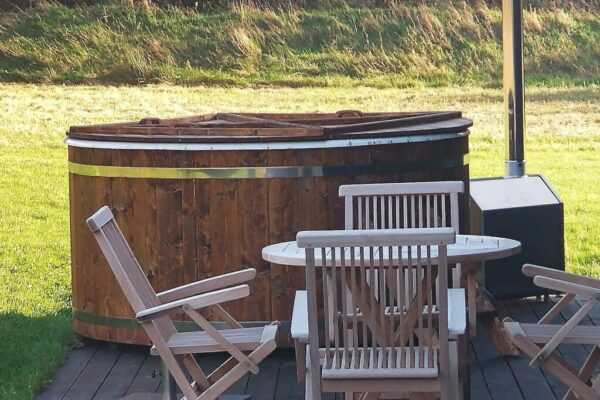 Modernes Ferienhaus in Oster Assels mit uberdachter Terrasse