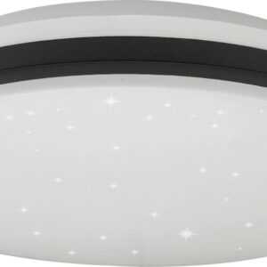 Müller Licht LED Deckenleuchte Sternenhimmel weiß-schwarz Ø 32 cm 18 W