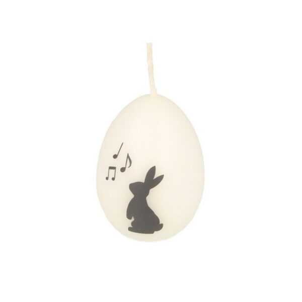 Musikboutique Stumpenkerze, Musik, Ei-Kerze, Ostern, Dekoration