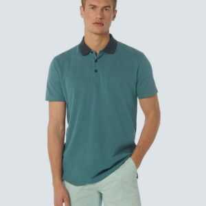 NO EXCESS T-Shirt Polo 2 Coloured Jacquard