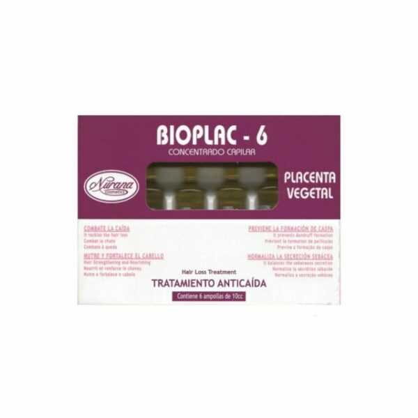 NURANA Haartonikum Bioplac-6 Ampullen Zur Behandlung Von Haarausfall 6x10ml