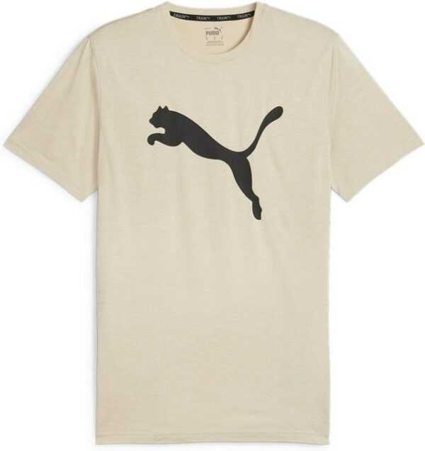 PUMA Kurzarmshirt TRAIN FAV HEATHER CAT TEE PUTTY HEATHER