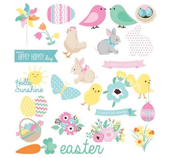 Papier-Stanzmotive"Vintage" - Ostern