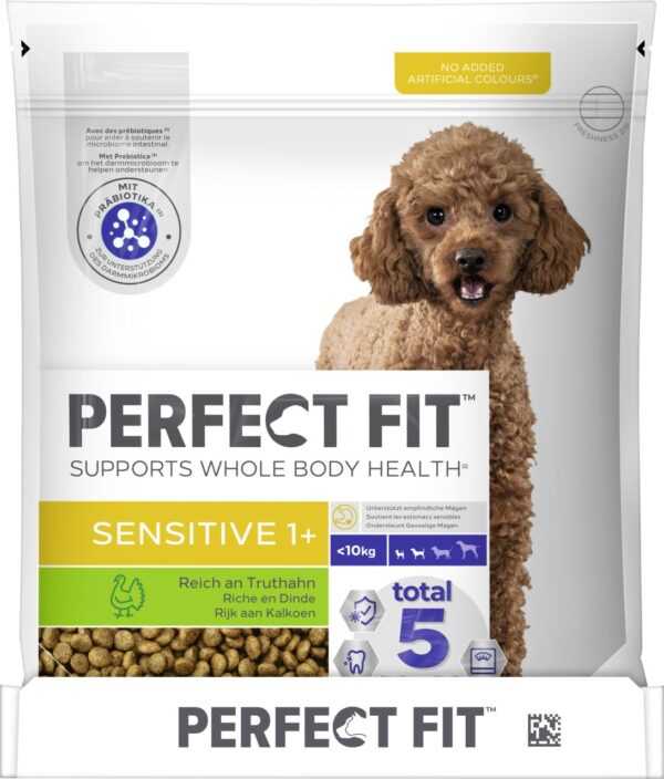 Perfect Fit Sensitive Adult 1+ Hundefutter für kleine Hunde Truthahn 1,4kg