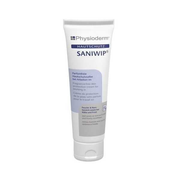 Physioderm Handcreme PHYSIODERM Saniwip Hautschutzcreme Handcreme Creme unparfümiert 100 ml