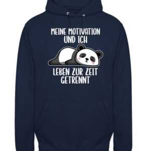 Quattro Formatee Kapuzenpullover Panda Motivation getrennt - Lustiger Spruch Statement Unisex Hoodie (1-tlg)