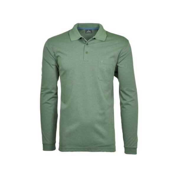 RAGMAN Poloshirt grün regular (1-tlg)