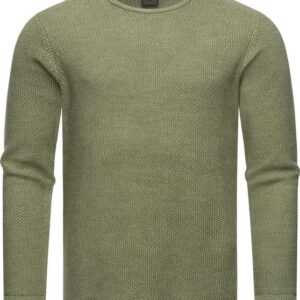 Ragwear Strickpullover Knitson stylischer Herren Sweatpullover mit Rippbündchen