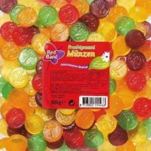 Red Band Fruchtgummi Münzen 500 g