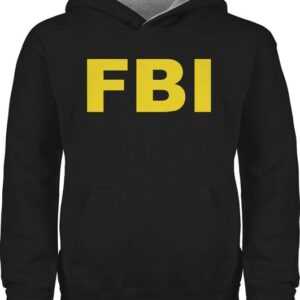 Shirtracer Hoodie FBI Kostüm Karneval & Fasching