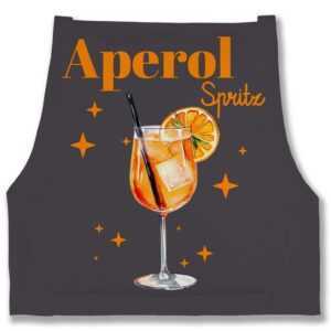 Shirtracer Kochschürze Aperol Spritz Kostüm Aperoli Aperollin Freundin Spritztour, (1-tlg), Karneval & Fasching