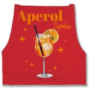 Shirtracer Kochschürze Aperol Spritz Kostüm Aperoli Aperollin Freundin Spritztour, (1-tlg), Karneval & Fasching