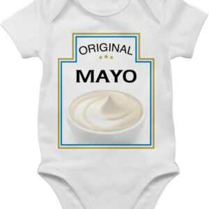 Shirtracer Shirtbody Mayo Kostüm Mayonnaise Karneval & Fasching