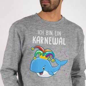 Shirtracer Sweatshirt Karnewal Kostüm - Fasching Karneval Fastnacht - Ich bin ein Karnewal (1-tlg) Karneval & Fasching